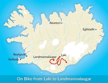Sykkeltur - seks dager - Island