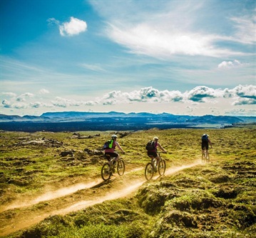 Opplev Island på sykkelen